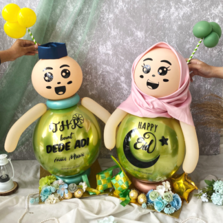 Bundling Set THR Pop Balloon – Bapak Dan Ibu Haji Bundling Set THR Pop Balloon – Bapak Dan Ibu Haji