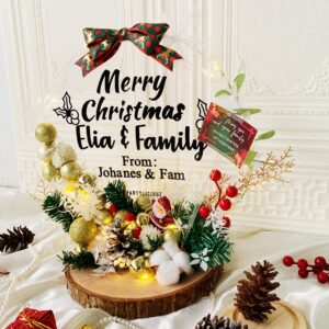 Sparkle Christmas Acrylic