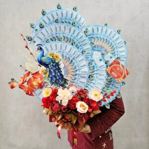 Peacock Money Bloom Box
