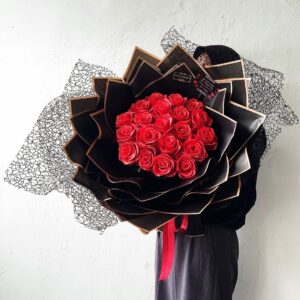 Sparkling Luxury Full Rose Bouquet – Large