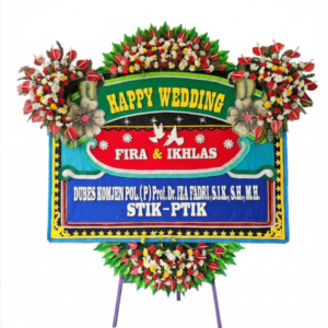 Wedding Standing Papan Bunga